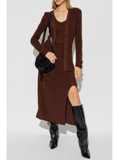 Delos Knitted Maxi Skirt