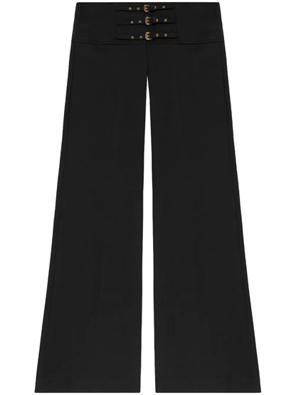 Decorative Buckle Trousers