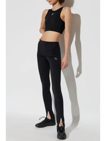 Logo-Print High-Waisted Leggings