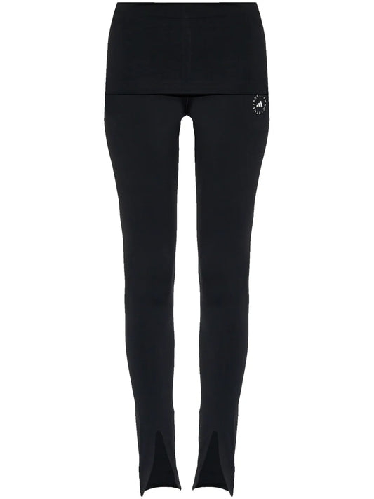 Logo-Print High-Waisted Leggings