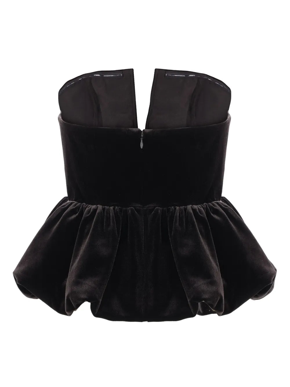 Velvet Puffball Top