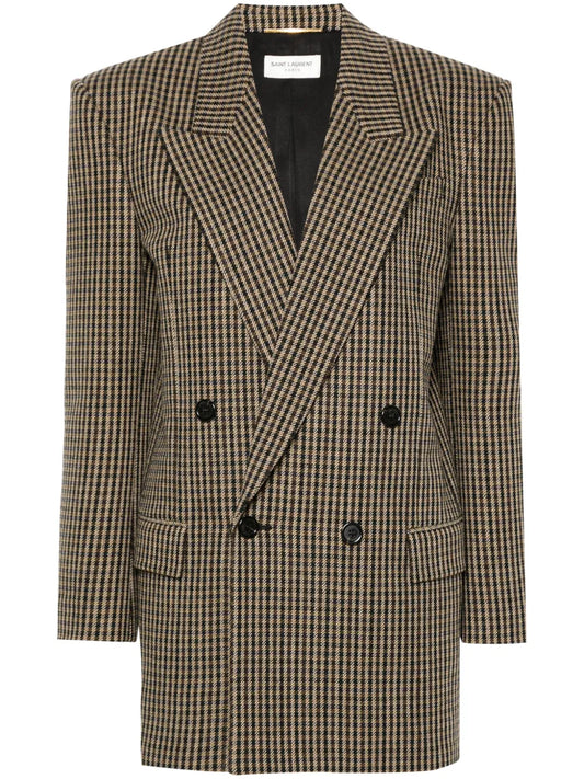 Checked Blazer