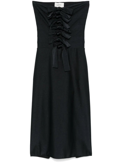 Knot-Detail Jersey Dress