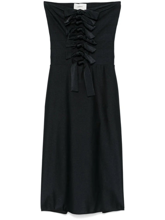 Knot-Detail Jersey Dress