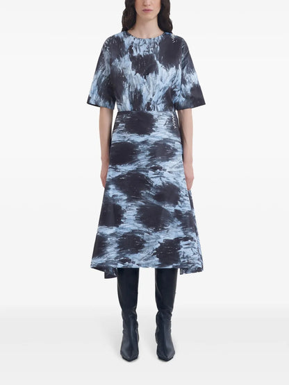 Painterly A-Line Skirt