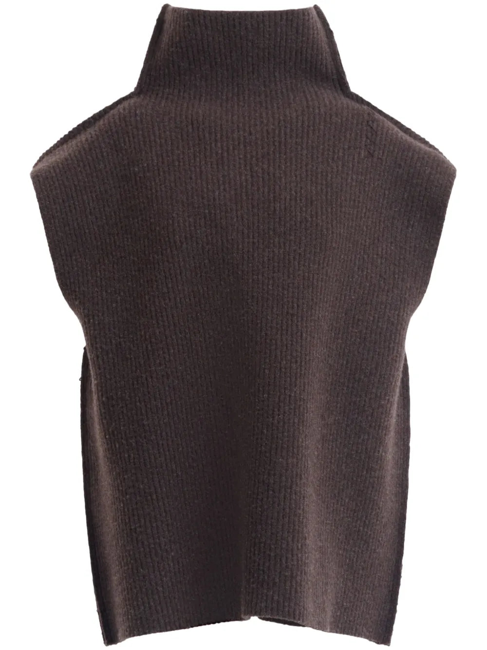 Ribbed Virgin Wool Vest