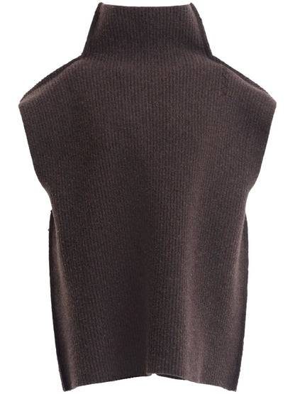 Ribbed Virgin Wool Vest