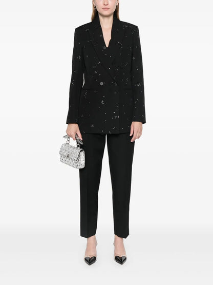 Crystal-Embellished Blazer