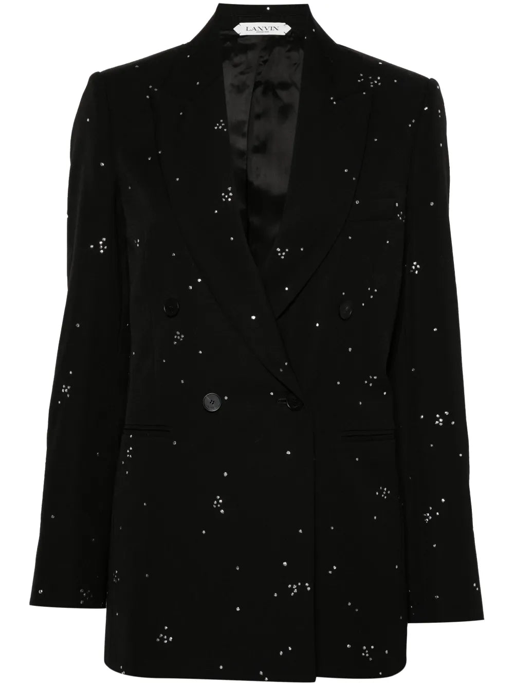 Crystal-Embellished Blazer