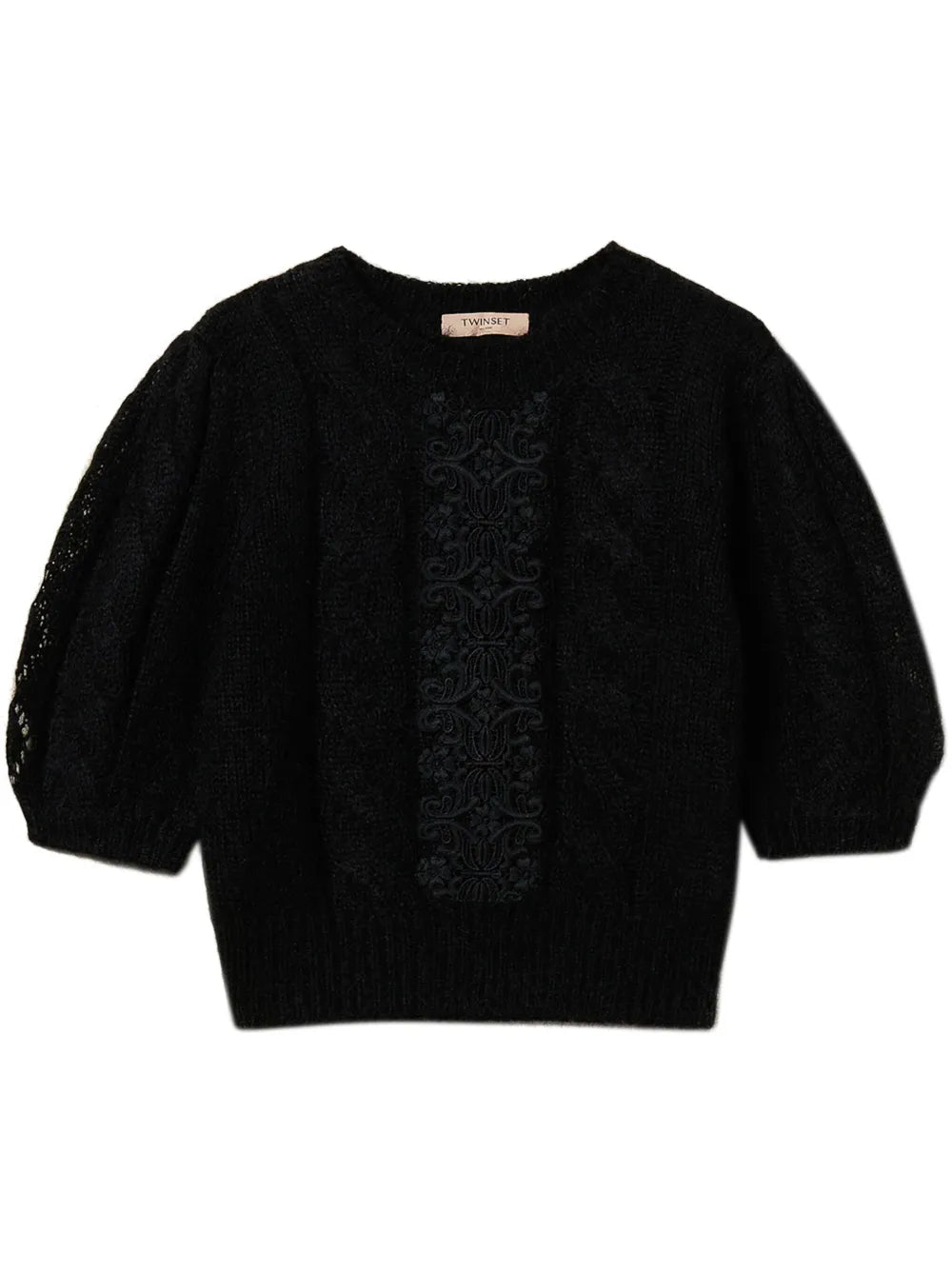 Lace-Detailing Jumper