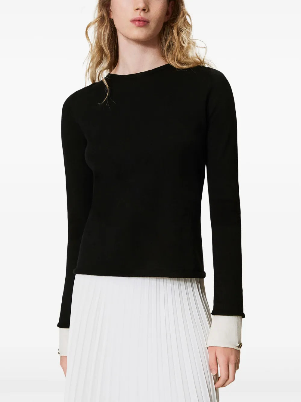 Oval T Contrasting Jumper
