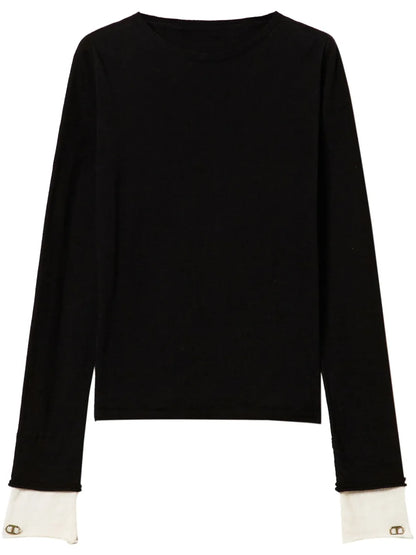 Oval T Contrasting Jumper