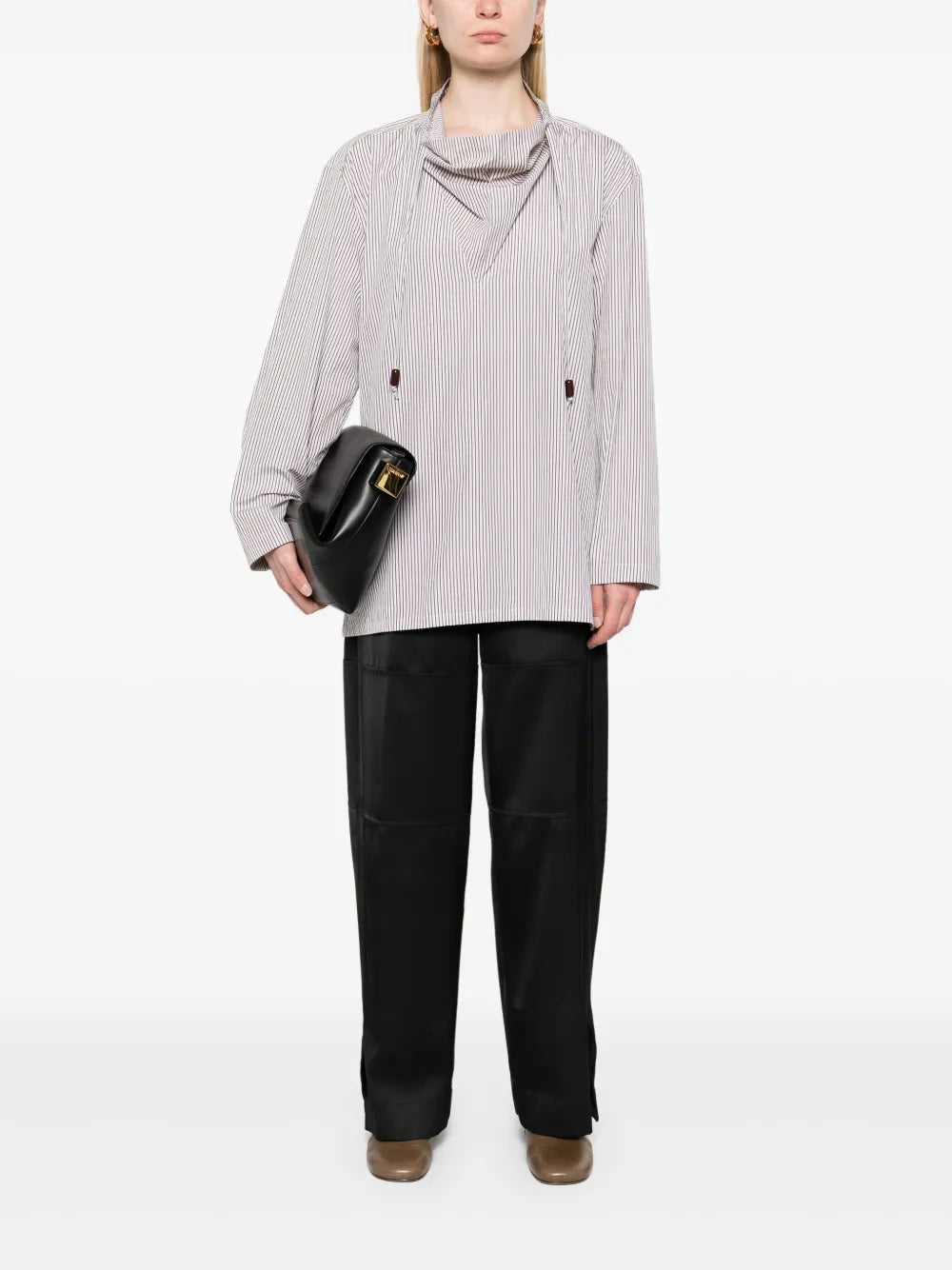 Silk Twill Trousers