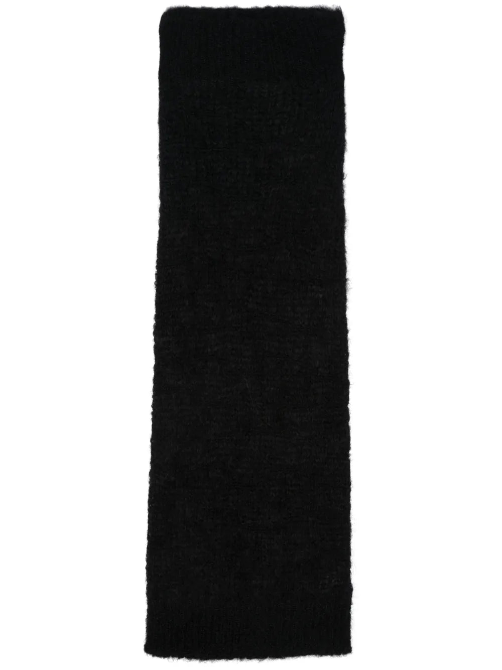 Chunky-Knit Midi Skirt