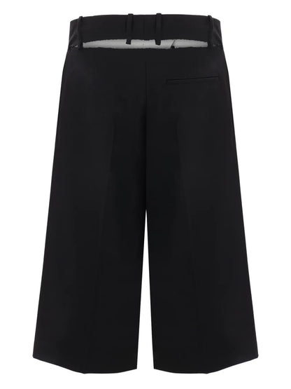 Cut-Out Tailored Shorts