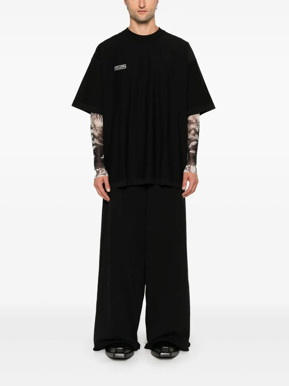 Wide-Leg Track Pants