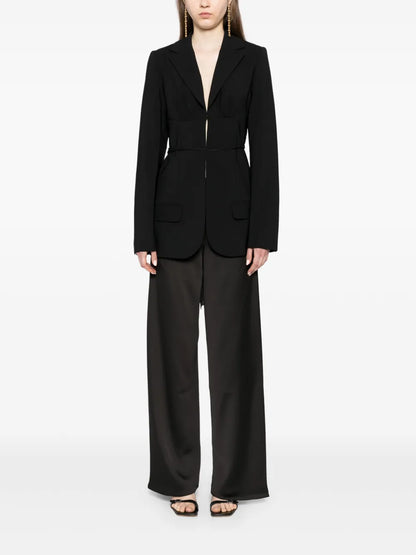Balconette Tie-Fastening Blazer