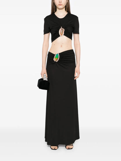 Moodstone Ruhed Skirt