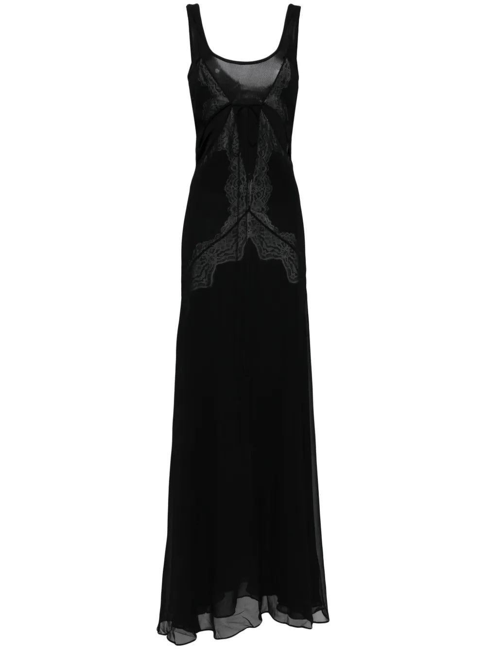 Encased Lace Cami Gown
