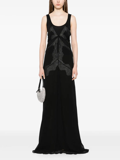 Encased Lace Cami Gown
