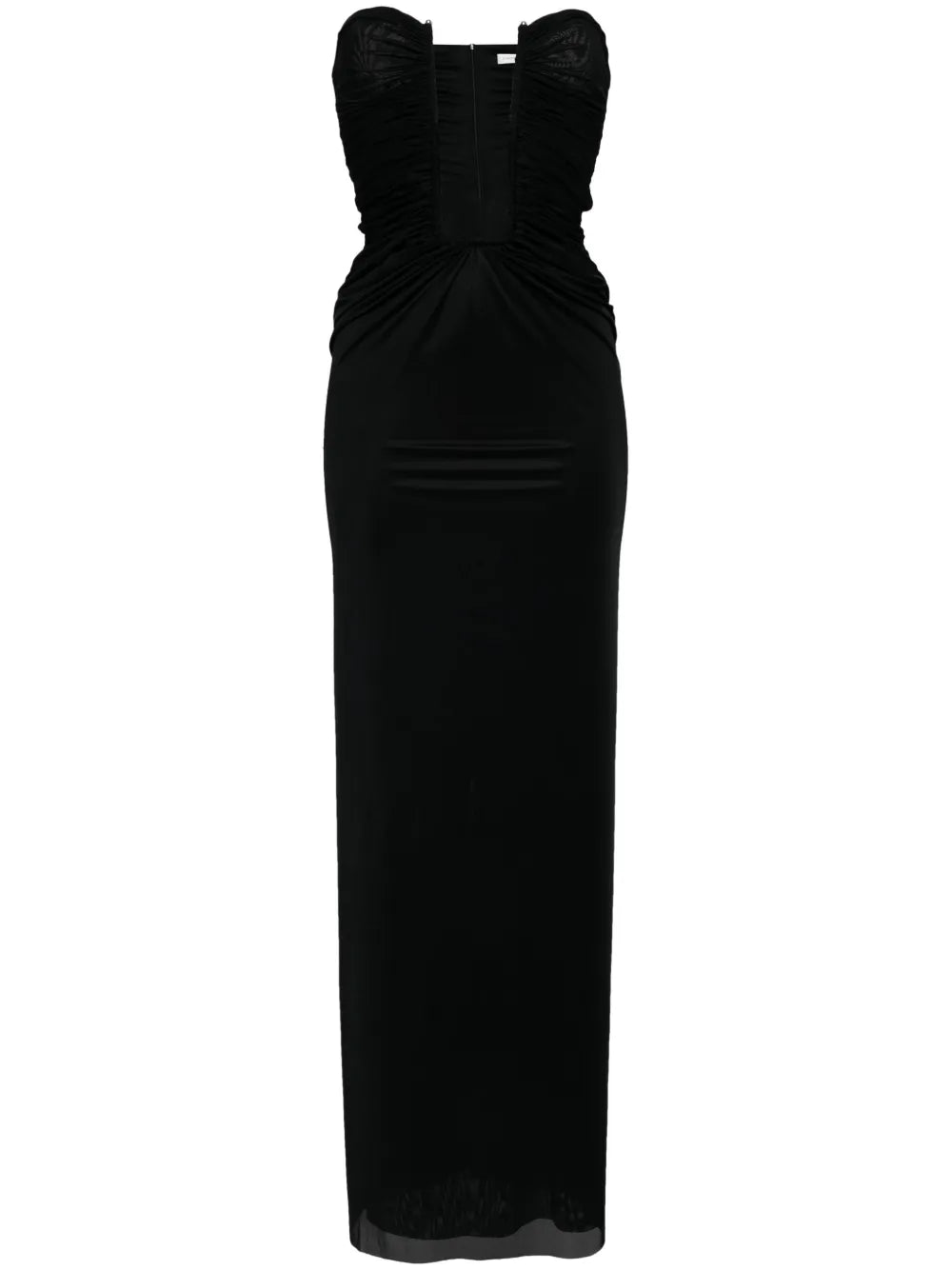 Plunge Strapless Dress