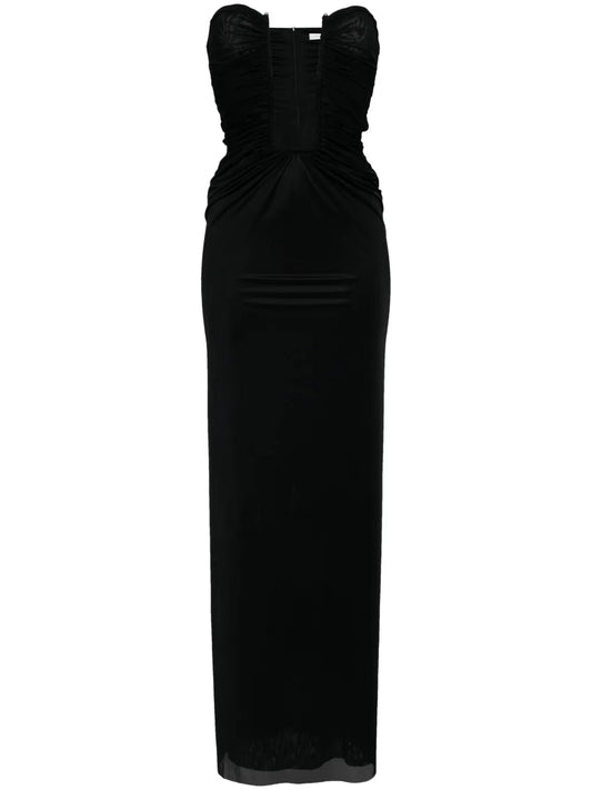 Plunge Strapless Dress