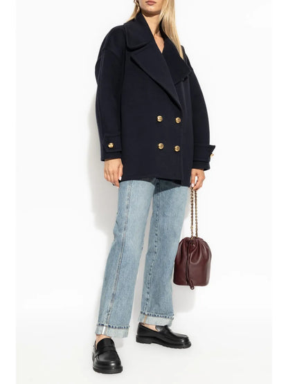 Pebble Wool Peacoat
