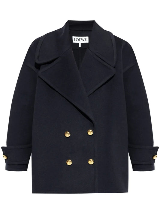 Pebble Wool Peacoat