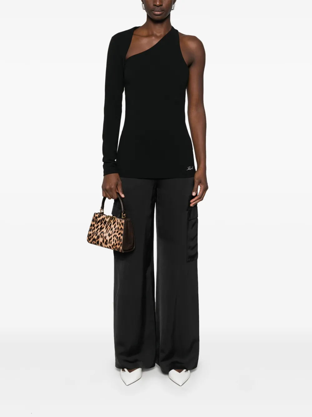 Asymmetric Jersey Top