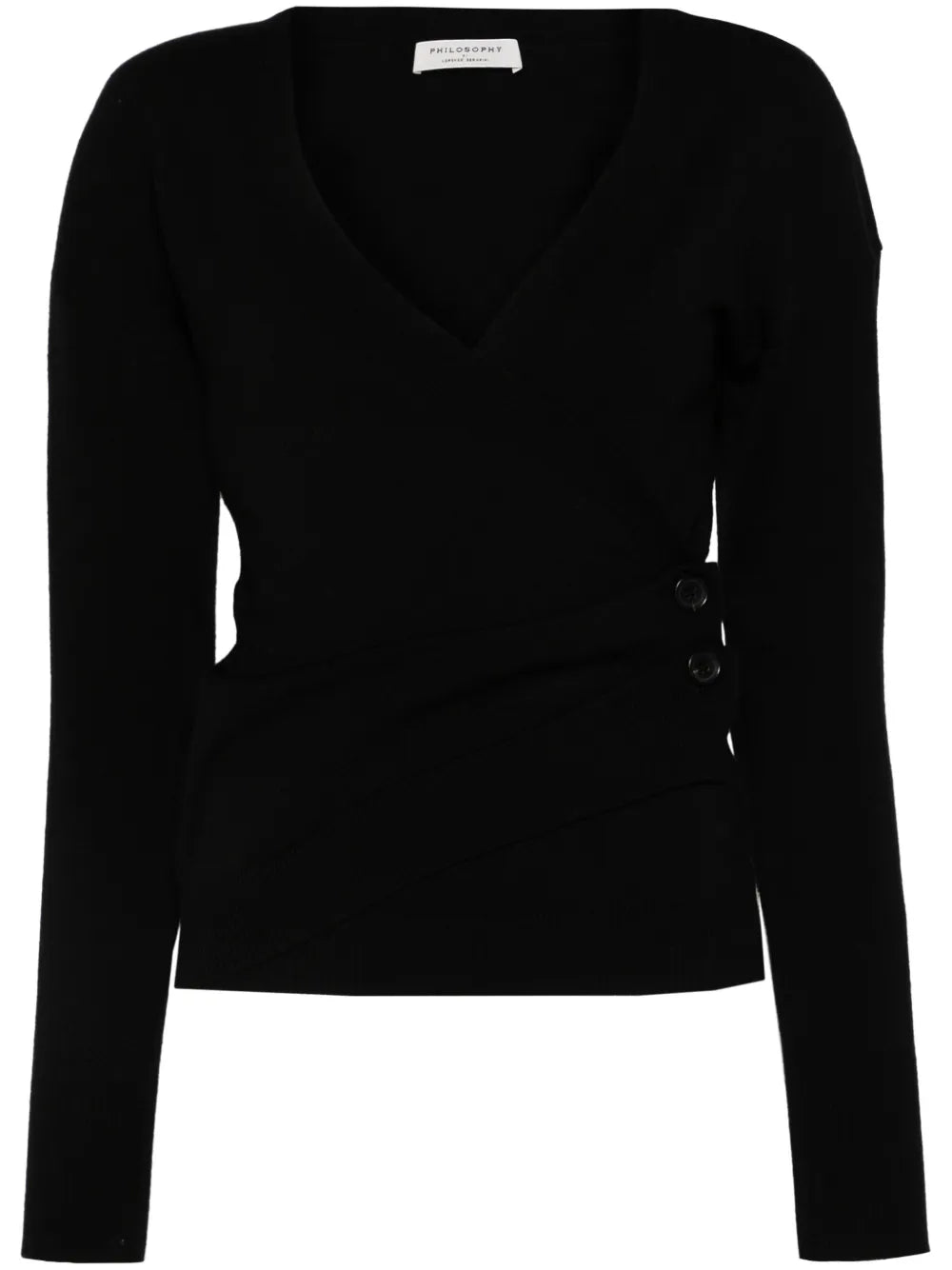 Draped Knitted Top