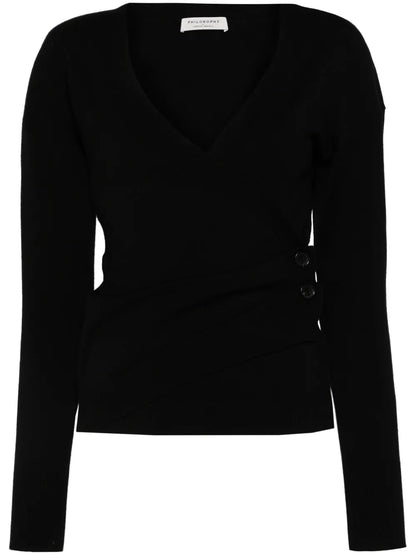 Draped Knitted Top