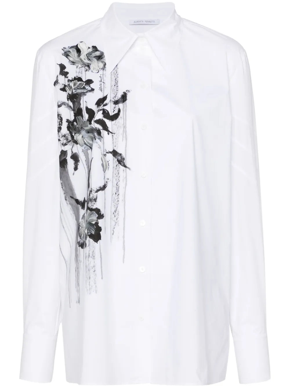 Floral-Print Shirt