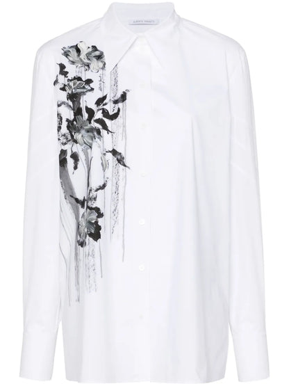 Floral-Print Shirt
