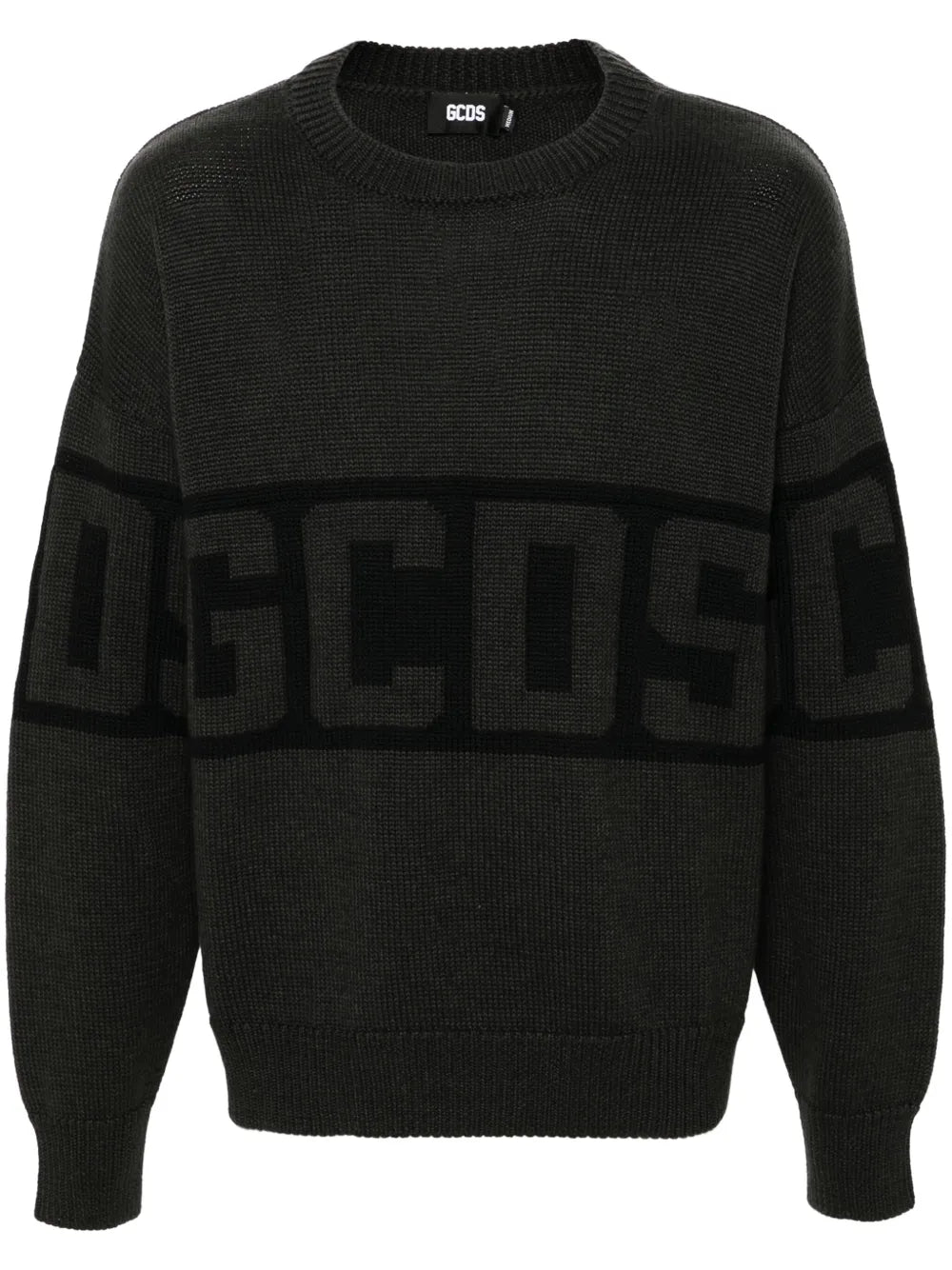 Logo Band Crew-Neck Sweater