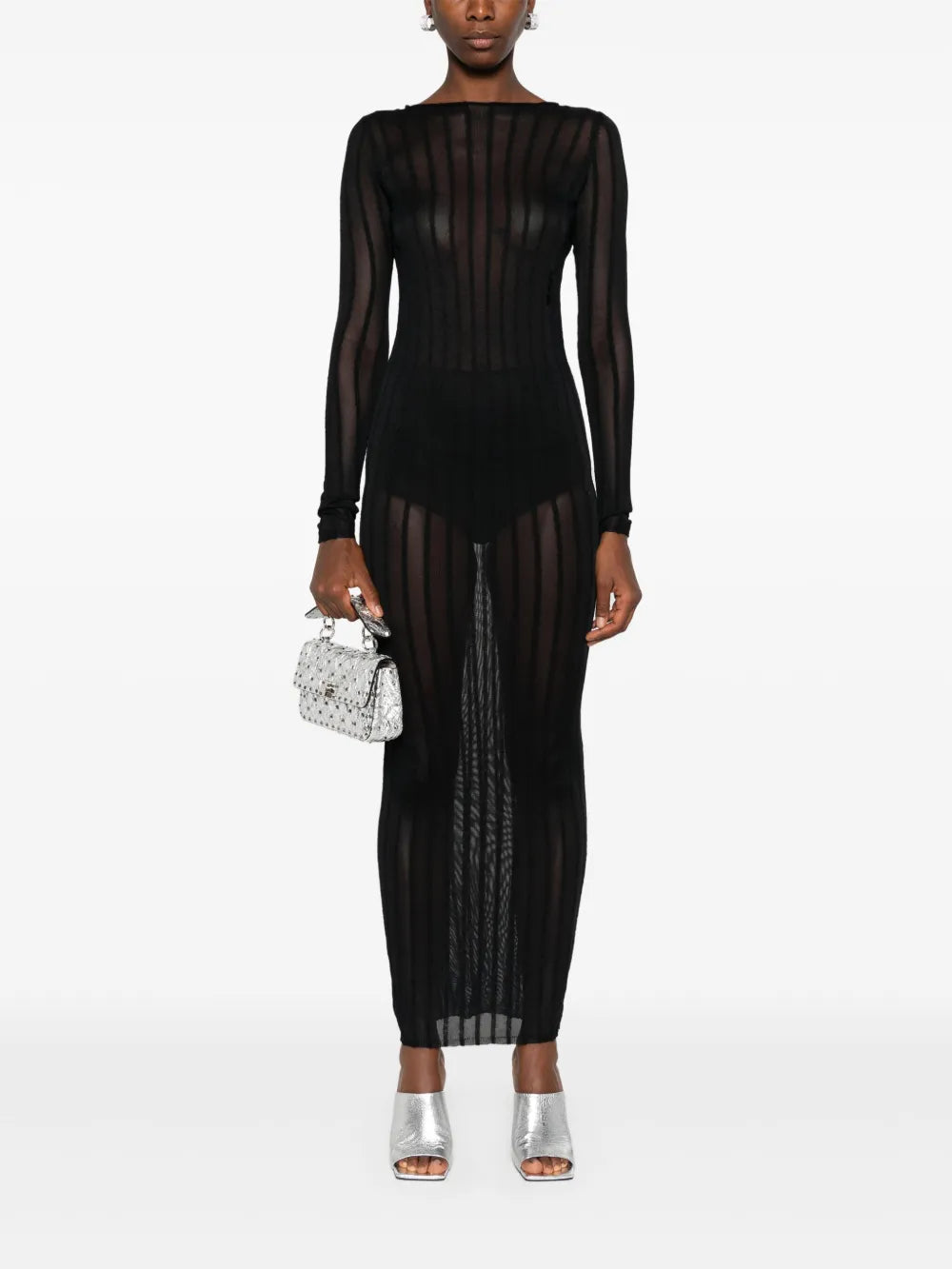 Logo-Embroidered Maxi Dress