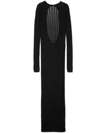 Logo-Embroidered Maxi Dress