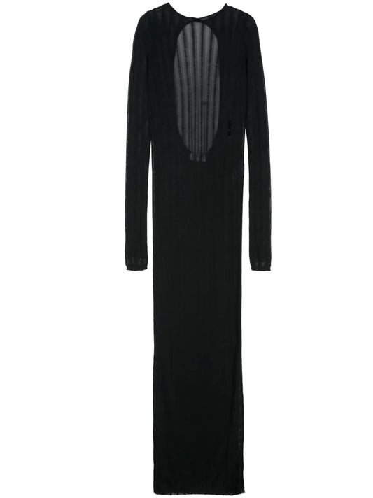 Logo-Embroidered Maxi Dress