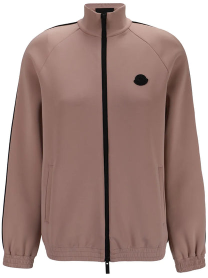 Logo-Print Zip Top