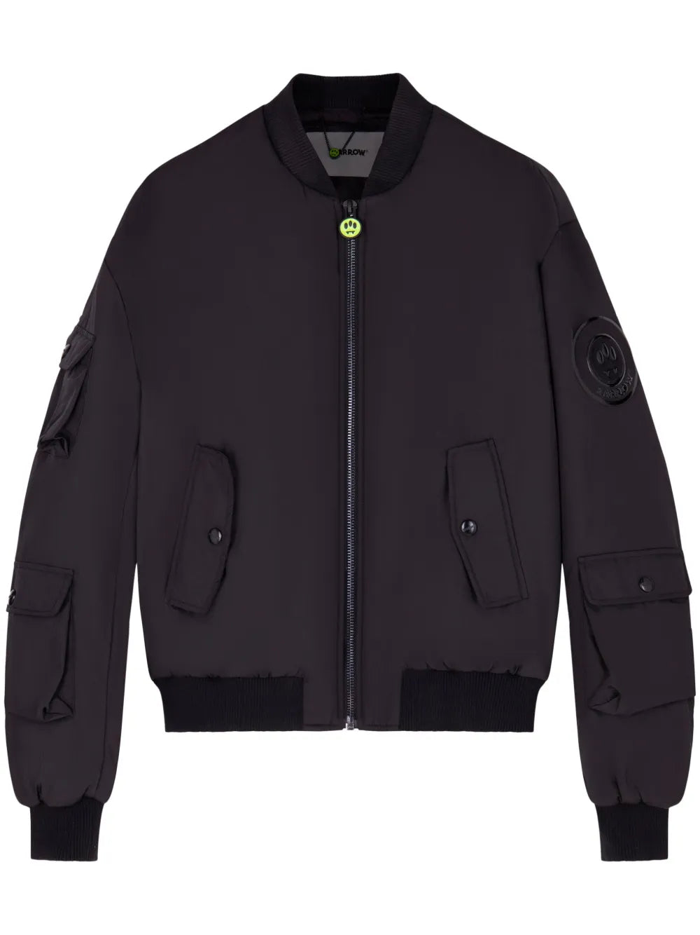 Logo-Appliqué Bomber Jacket