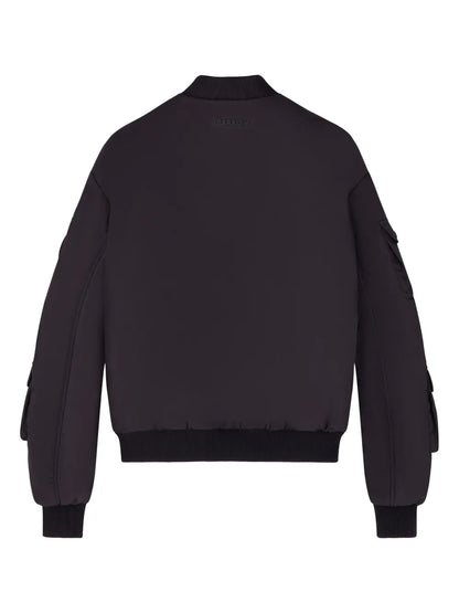 Logo-Appliqué Bomber Jacket