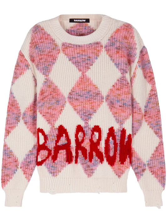 Argyle-Pattern Jumper