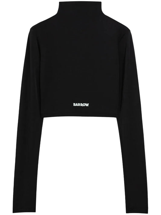 Long-Sleeve Cropped Top