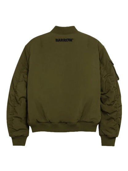Logo-Appliqué Bomber Jacket