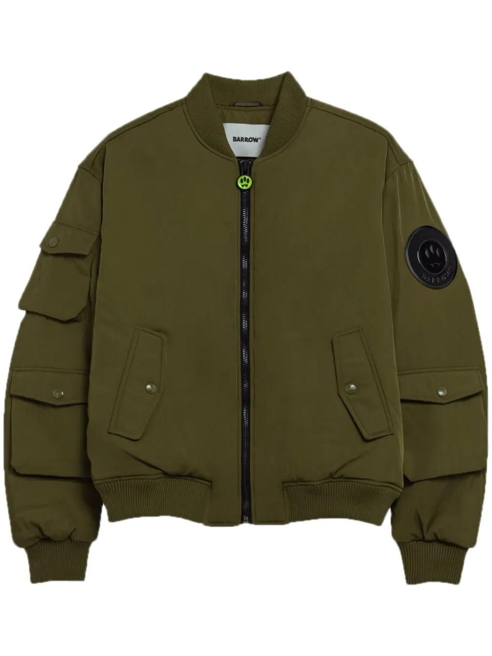 Logo-Appliqué Bomber Jacket