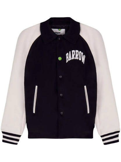 Logo-Print Varsity Jacket