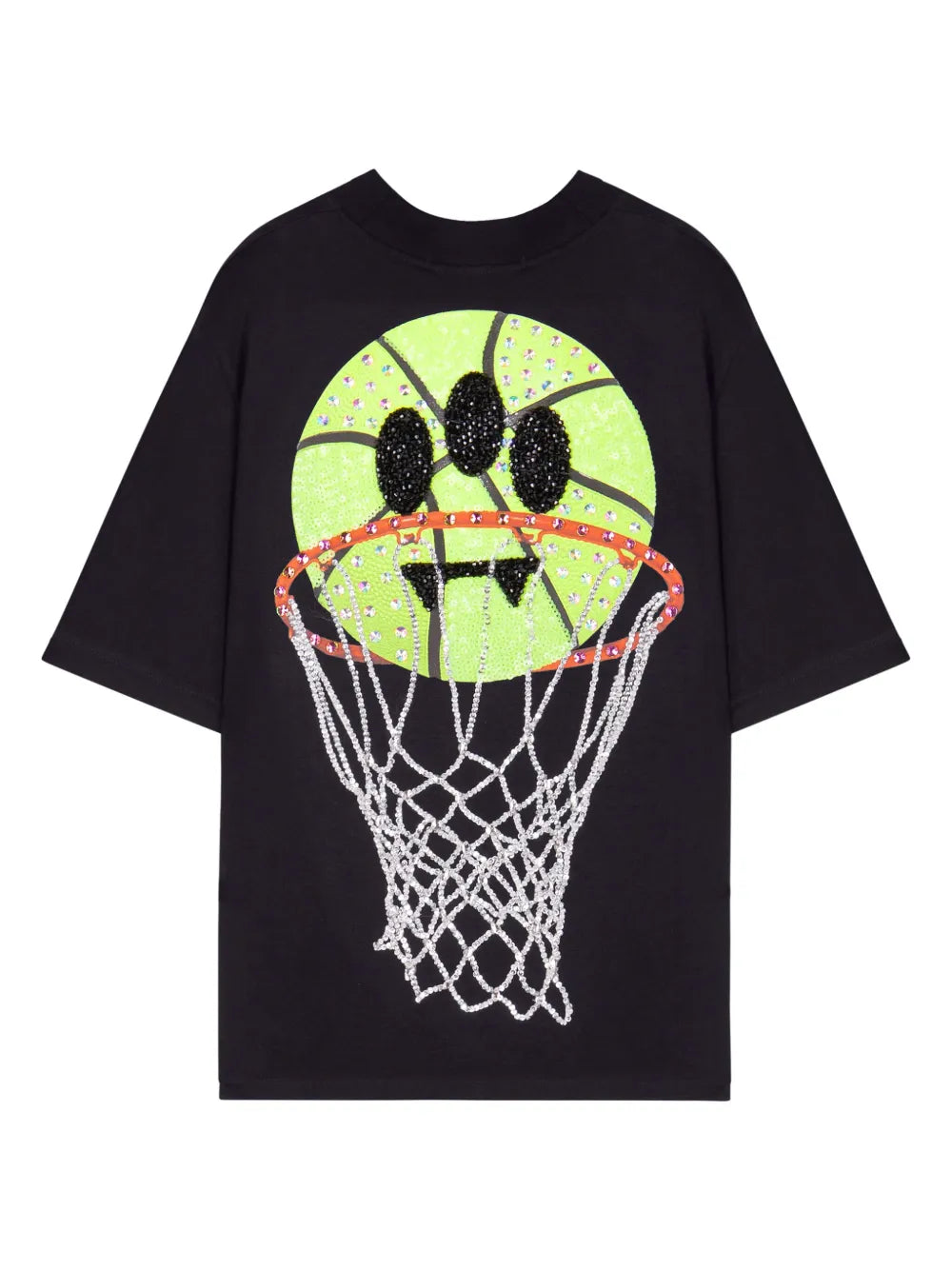 Smiley Face-Print T-Shirt
