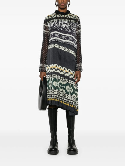 Selburose-Print Midi Dress