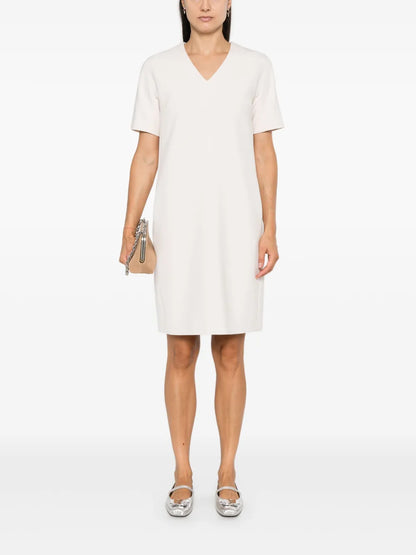 V-Neck Midi Dress
