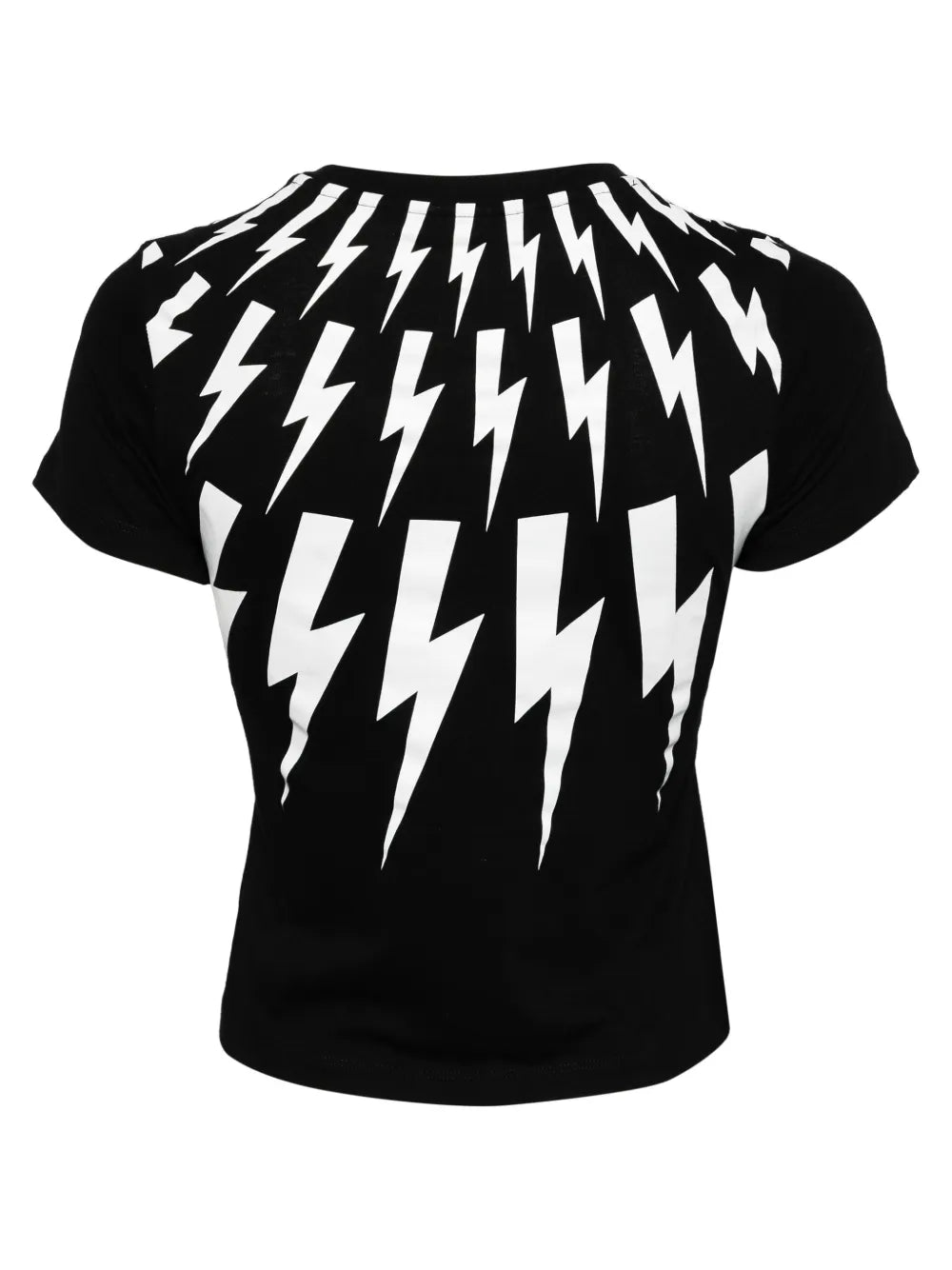 Fair Isle Thunderbolt Print T-Shirt