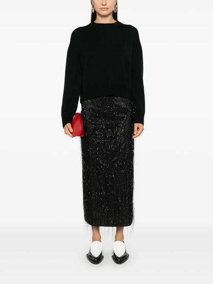 Lurex Maxi Skirt